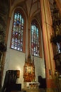 Inside the Church of Saint Maurice Olomouc, Czech Republic